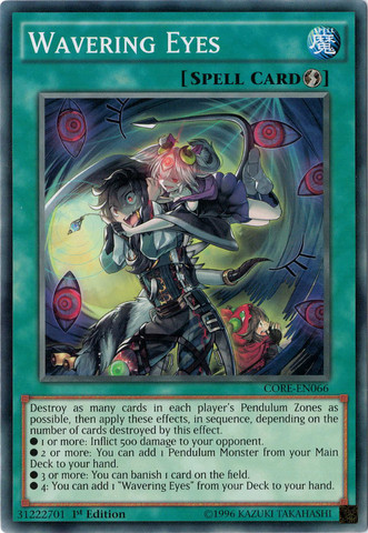 Wavering Eyes [CORE-EN066] Common Yu-Gi-Oh!