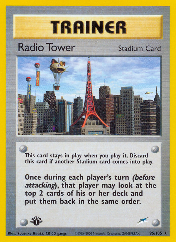 Radio Tower (95/105) [Neo Destiny 1st Edition] Pokémon