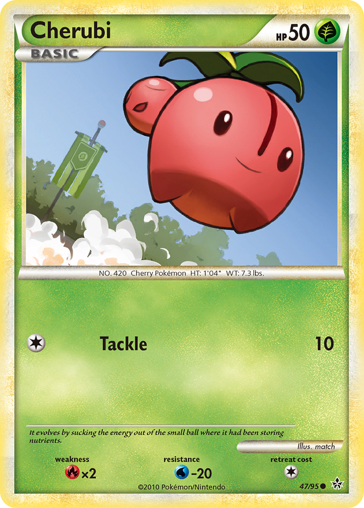 Cherubi (47/95) [HeartGold & SoulSilver: Unleashed] Pokémon