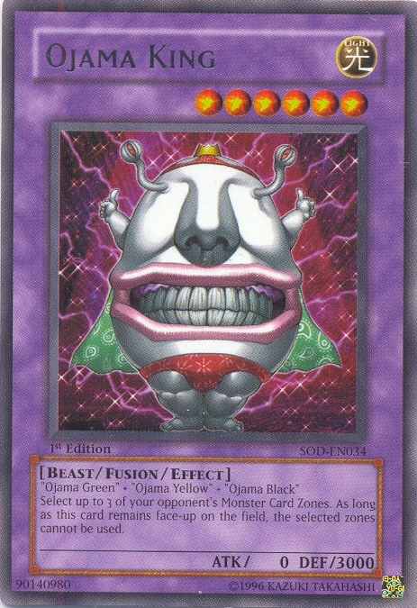 Ojama King [SOD-EN034] Rare Yu-Gi-Oh!