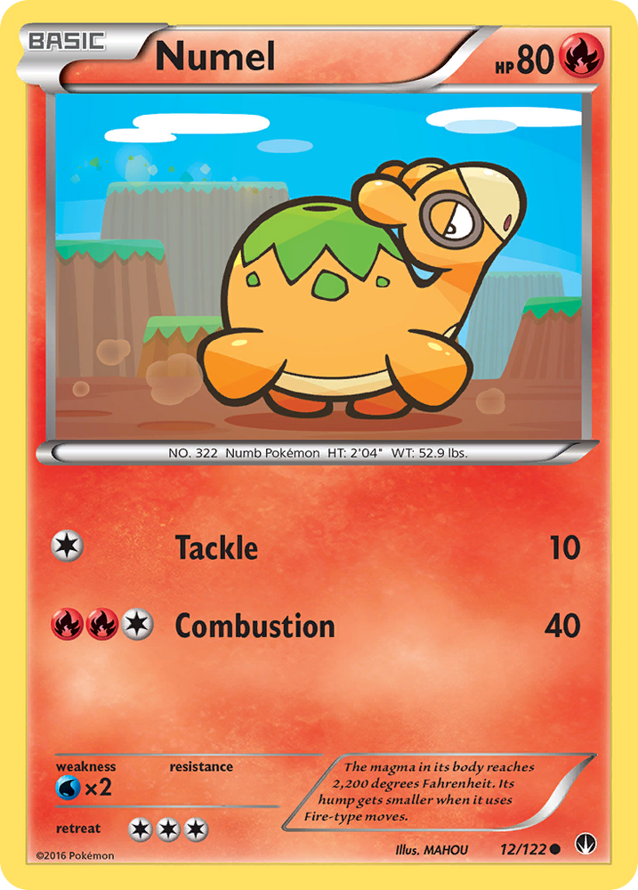 Numel (12/122) [XY: BREAKpoint] Pokémon