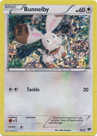 Bunnelby (10/12) [McDonald's Promos: 2014 Collection] Pokémon