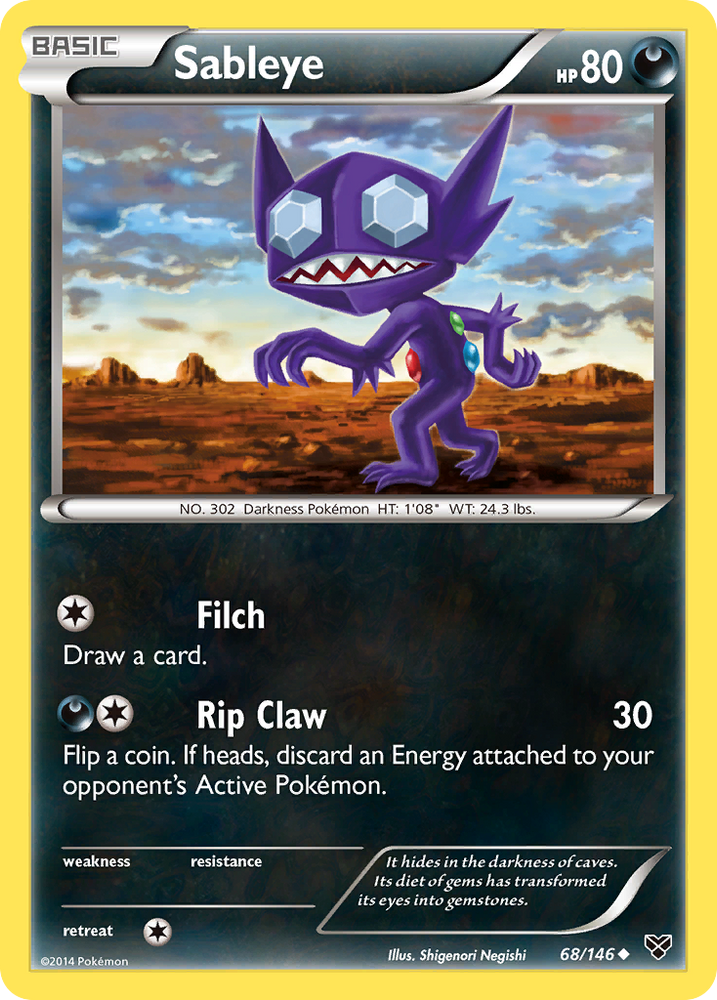 Sableye (68/146) [XY: Base Set] Pokémon