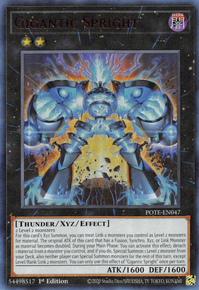 Gigantic Spright [POTE-EN047] Ultra Rare Yu-Gi-Oh!