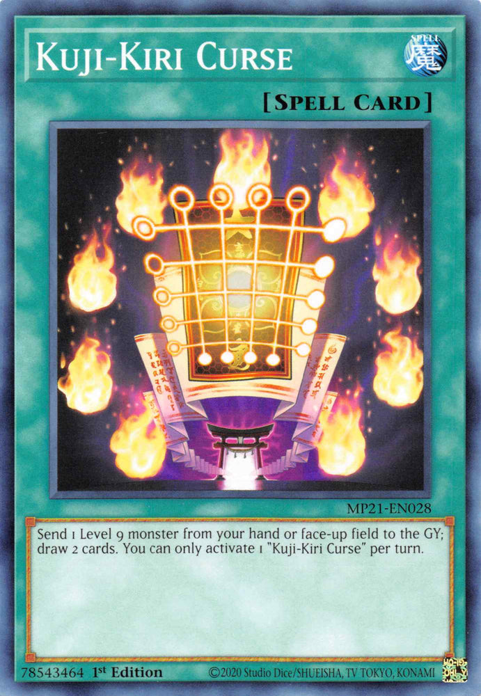 Kuji-Kiri Curse [MP21-EN028] Common Yu-Gi-Oh!