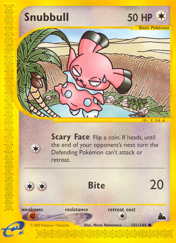 Snubbull (101/144) [Skyridge] Pokémon