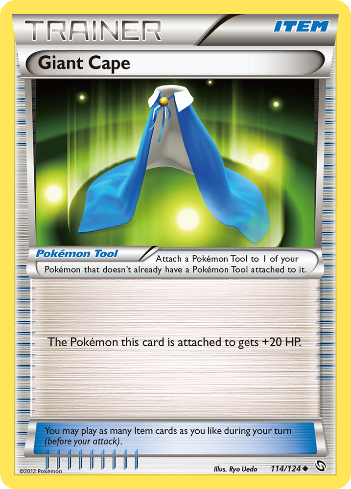 Giant Cape (114/124) [Black & White: Dragons Exalted] Pokémon