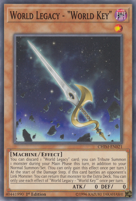 World Legacy - "World Key" [CHIM-EN021] Common Yu-Gi-Oh!