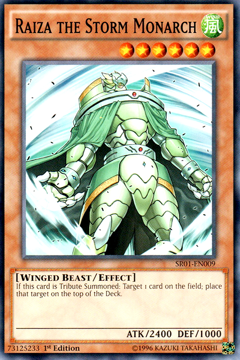 Raiza the Storm Monarch [SR01-EN009] Common Yu-Gi-Oh!