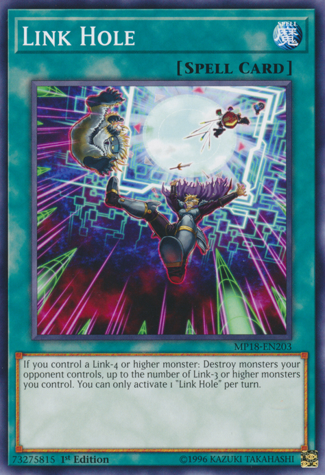 Link Hole [MP18-EN203] Common Yu-Gi-Oh!