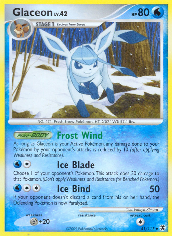 Glaceon (41/111) [Platinum: Rising Rivals] Pokémon