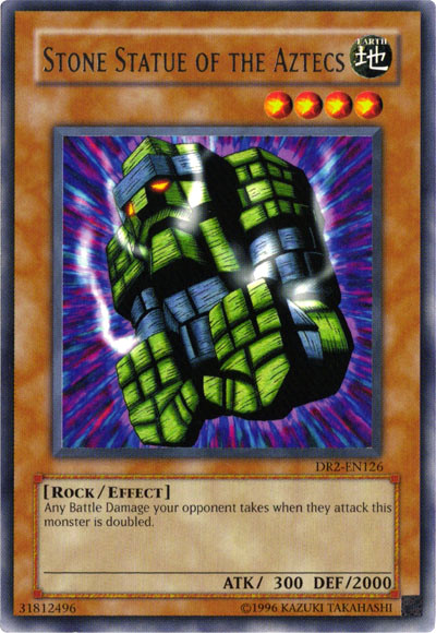 Stone Statue of the Aztecs [DR2-EN126] Rare Yu-Gi-Oh!