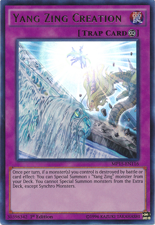 Yang Zing Creation [MP15-EN116] Ultra Rare Yu-Gi-Oh!
