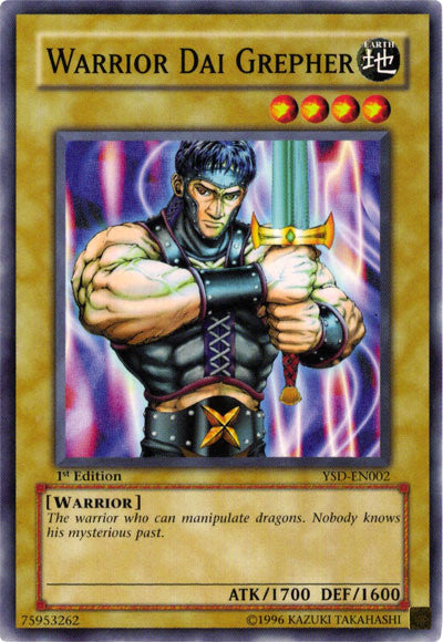 Warrior Dai Grepher [YSD-EN002] Common Yu-Gi-Oh!