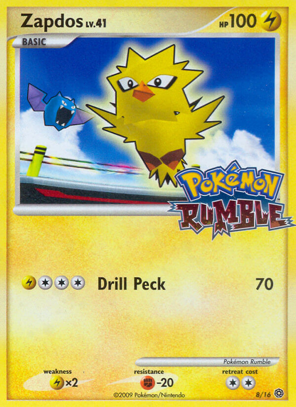 Zapdos (8/16) [Pokémon Rumble] Pokémon