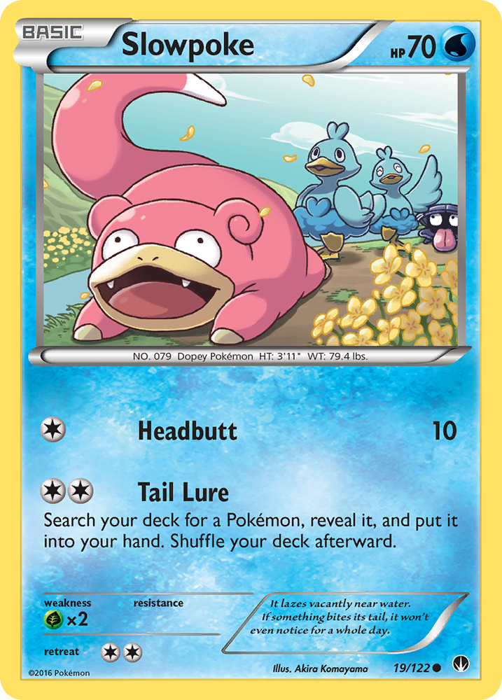 Slowpoke (19/122) [XY: BREAKpoint] Pokémon