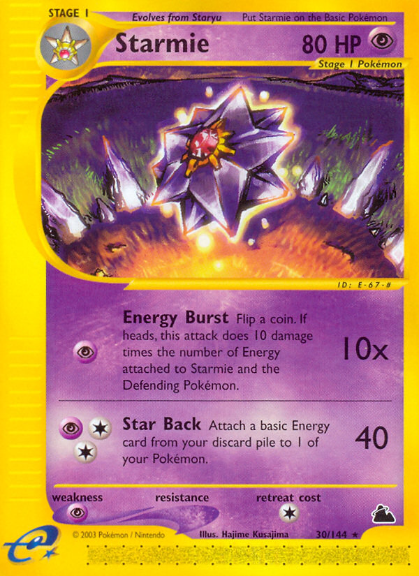 Starmie (30/144) [Skyridge] Pokémon