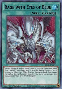 Rage with Eyes of Blue (Blue) [LDS2-EN029] Ultra Rare Yu-Gi-Oh!