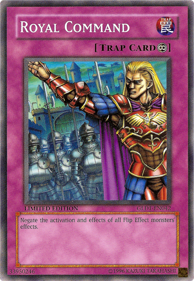Royal Command [GLD1-EN042] Common Yu-Gi-Oh!