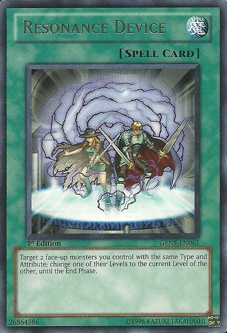 Resonance Device [GENF-EN061] Rare Yu-Gi-Oh!