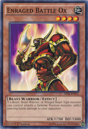 Enraged Battle Ox [BP03-EN011] Common Yu-Gi-Oh!