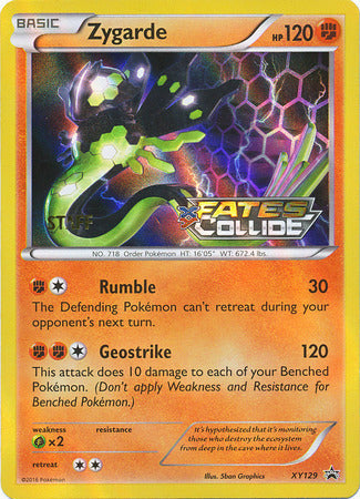 Zygarde (XY129) (Staff) [XY: Black Star Promos] Pokémon