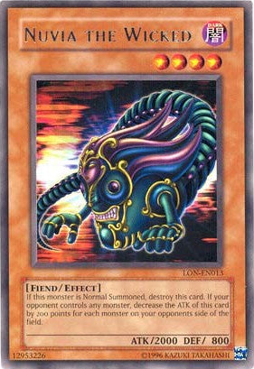 Nuvia the Wicked [LON-EN013] Rare Yu-Gi-Oh!