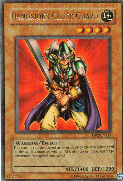 Obnoxious Celtic Guard [DB2-EN112] Ultra Rare Yu-Gi-Oh!