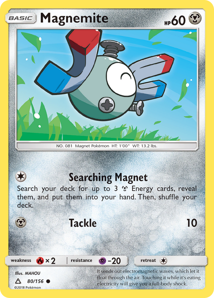 Magnemite (80/156) [Sun & Moon: Ultra Prism] Pokémon