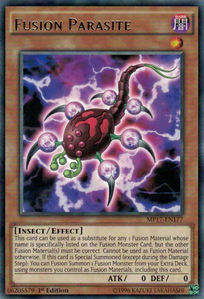 Fusion Parasite [MP17-EN177] Rare Yu-Gi-Oh!