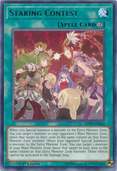 Staring Contest [MP19-EN042] Rare Yu-Gi-Oh!