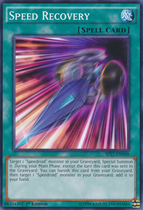 Speed Recovery [SP17-EN048] Starfoil Rare Yu-Gi-Oh!