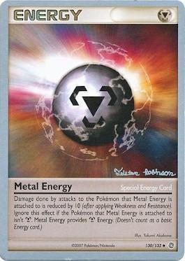 Metal Energy (130/132) (Intimidation - Tristan Robinson) [World Championships 2008] Pokémon