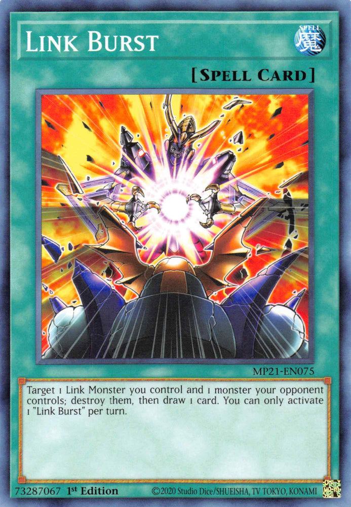 Link Burst [MP21-EN075] Common Yu-Gi-Oh!