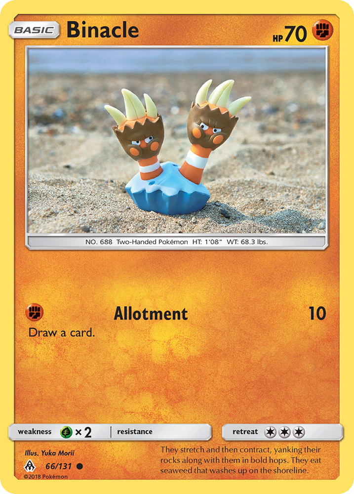 Binacle (66/131) [Sun & Moon: Forbidden Light] Pokémon