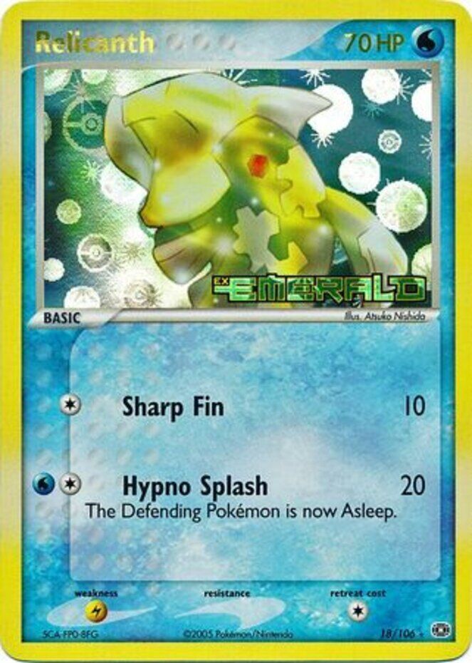 Relicanth (18/106) (Stamped) [EX: Emerald] Pokémon