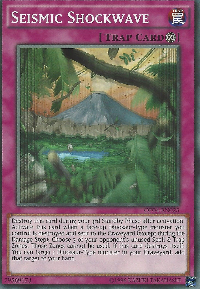 Seismic Shockwave [OP04-EN025] Common Yu-Gi-Oh!