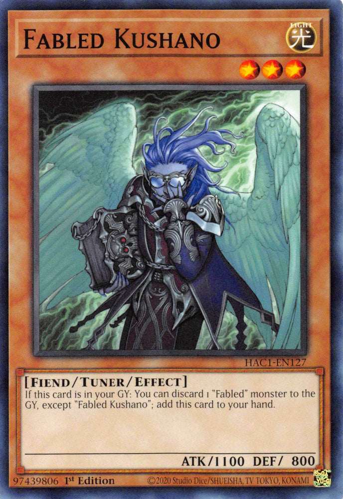 Fabled Kushano [HAC1-EN127] Common Yu-Gi-Oh!