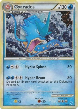 Gyarados (30/30) [HeartGold & SoulSilver: Trainer Kit - Gyarados] Pokémon