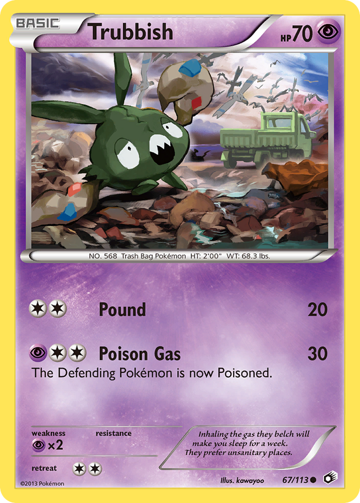 Trubbish (67/113) [Black & White: Legendary Treasures] Pokémon
