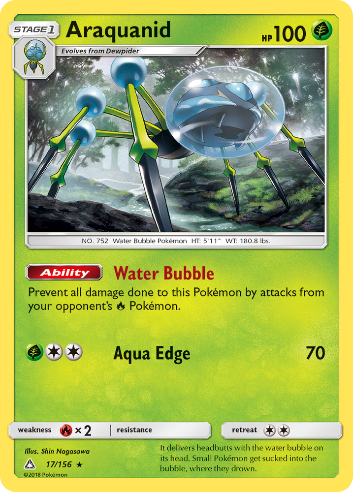 Araquanid (17/156) [Sun & Moon: Ultra Prism] Pokémon