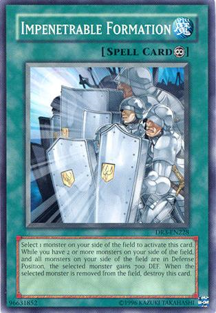 Impenetrable Formation [DR3-EN228] Common Yu-Gi-Oh!