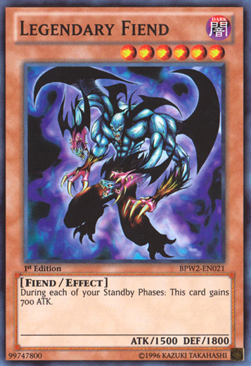 Legendary Fiend [BPW2-EN021] Super Rare Yu-Gi-Oh!