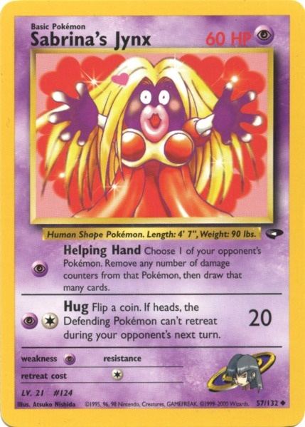 Sabrina's Jynx (57/132) [Gym Challenge Unlimited] Pokémon