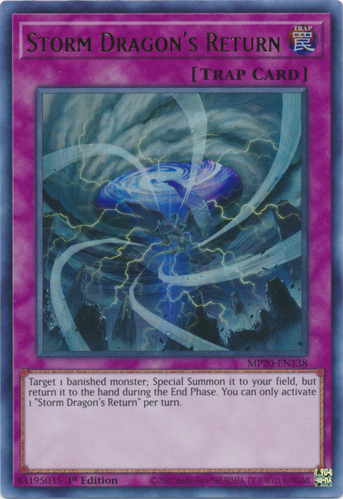 Storm Dragon's Return [MP20-EN138] Ultra Rare Yu-Gi-Oh!