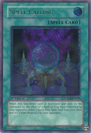 Spell Calling [POTD-EN039] Ultimate Rare Yu-Gi-Oh!