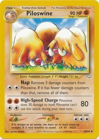 Piloswine (36/64) [Neo Revelation Unlimited] Pokémon