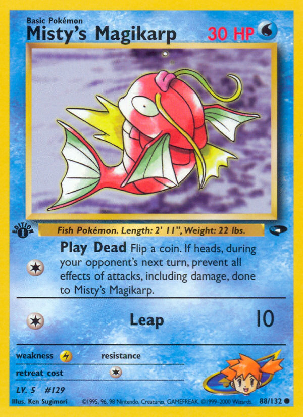 Misty's Magikarp (88/132) [Gym Challenge 1st Edition] Pokémon