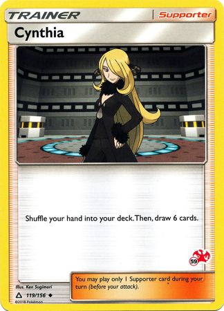 Cynthia (119/156) (Charizard Stamp #59) [Battle Academy 2020] Pokémon