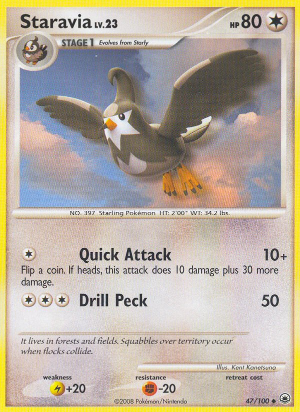 Staravia (47/100) [Diamond & Pearl: Majestic Dawn] Pokémon